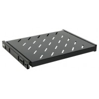 Bandeja perforada con guias telescopicas para rack.